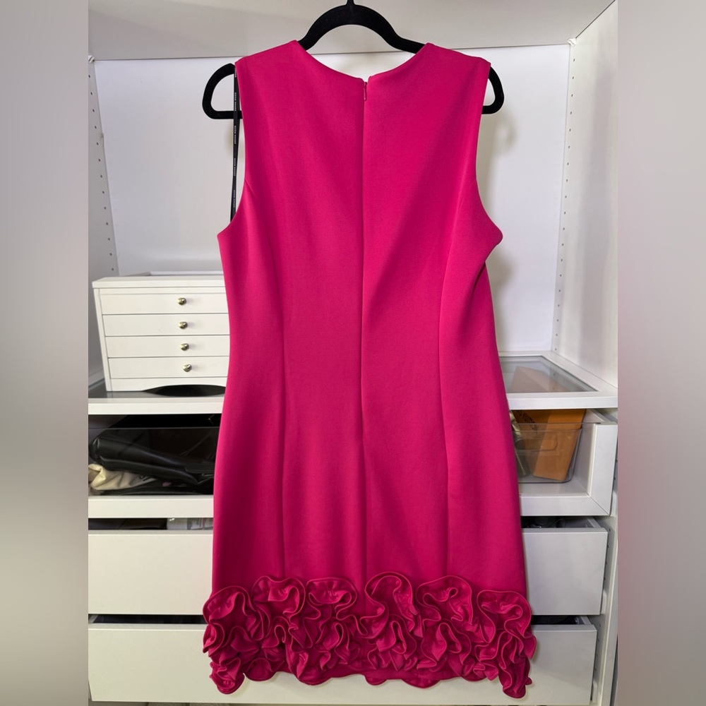 Donna Ricco Ruffle-Hem Sheath Dress - Picture 4 of 7